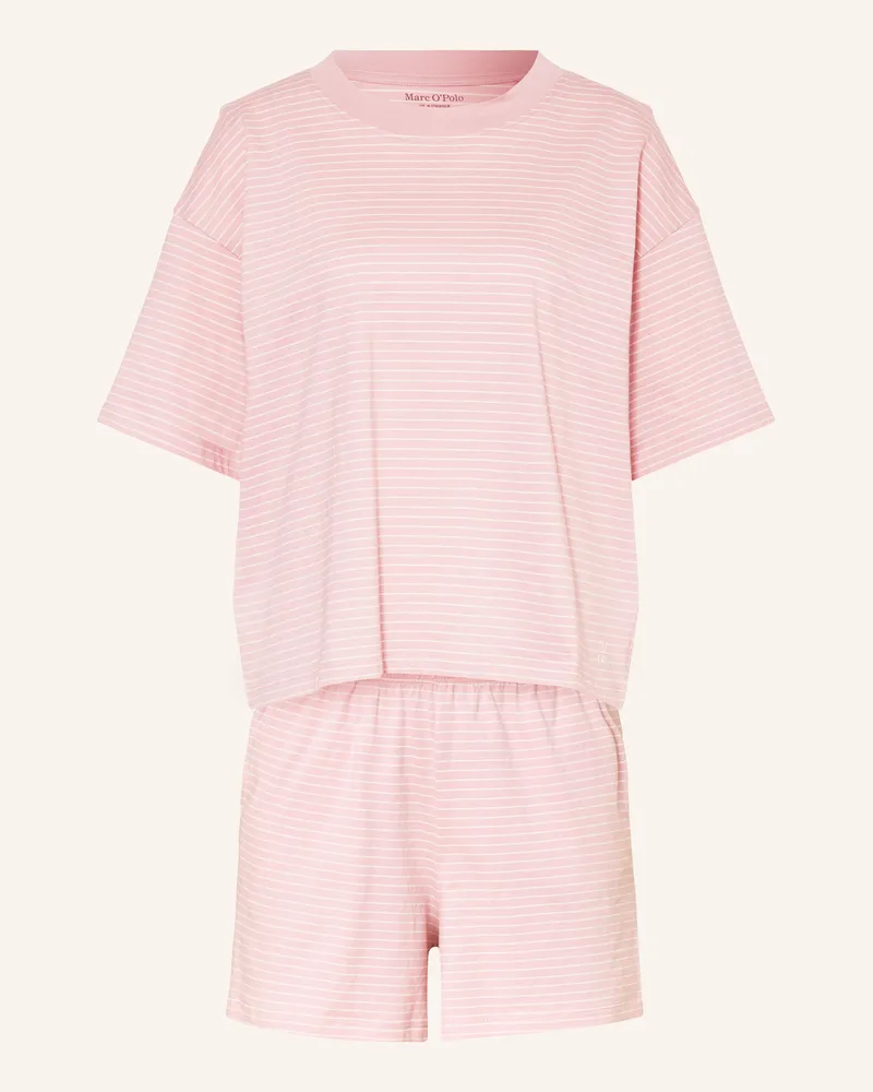 Marc O'Polo Shorty-Schlafanzug Rosé