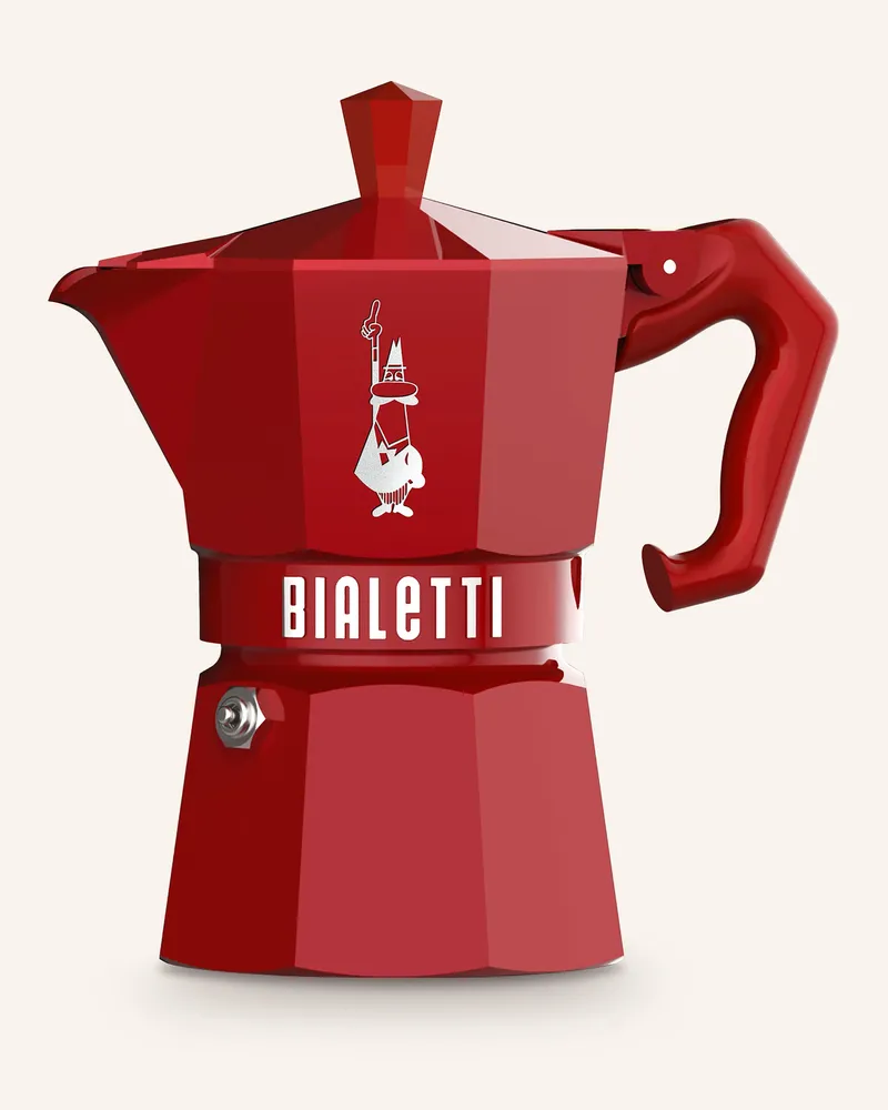 Bialetti Espressokocher Moka Exclusive rot Rot