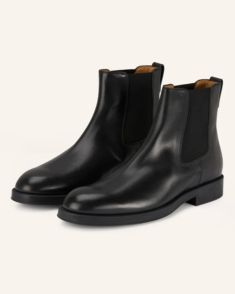 TOD'S Chelsea-Boots schwarz Schwarz