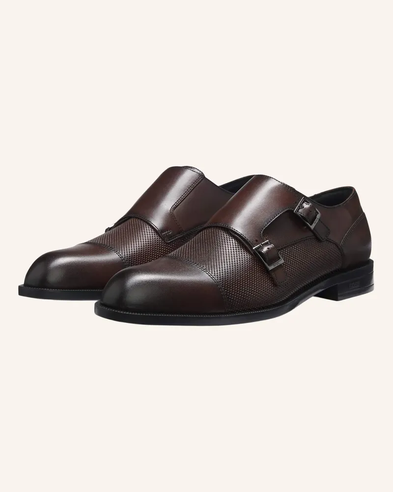 HUGO BOSS Business Monk Tayil_Monk_Bupf braun Dunkelbraun