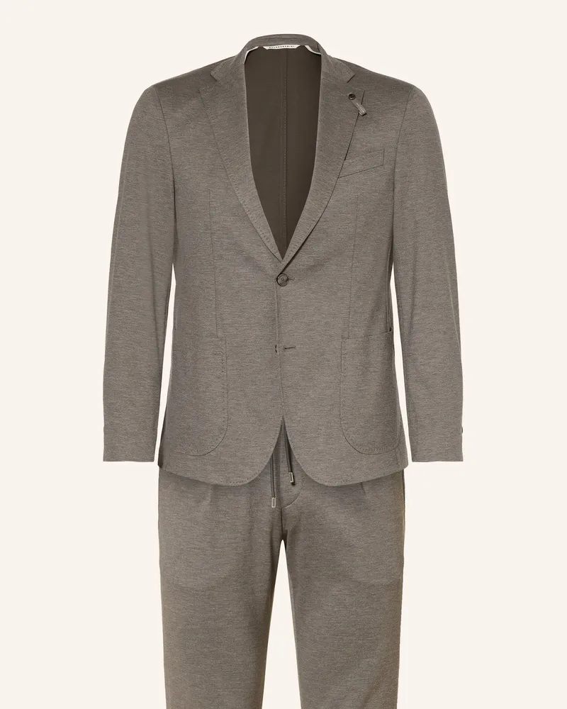Baldessarini Anzug Slim Fit beige Dunkelgrau