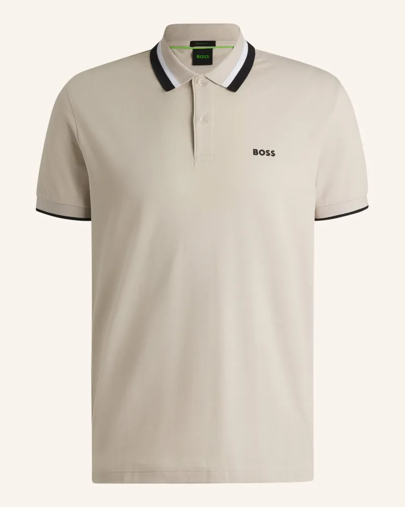 HUGO BOSS Poloshirt PADDY AP HERITAGE Regular Fit Beige