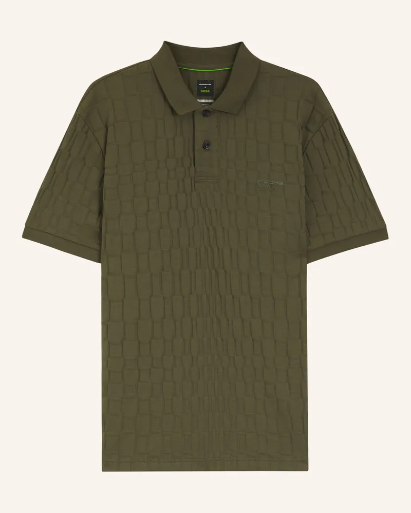 HUGO BOSS Poloshirt PL_PS SPIRIT70 JACQ Regular Fit Grün