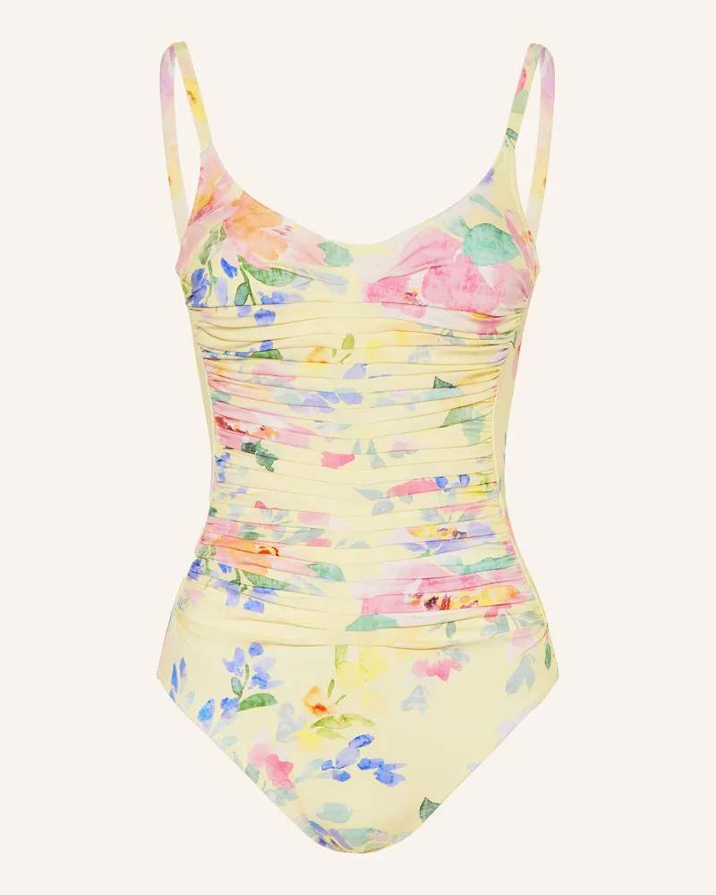 Maryan Mehlhorn Bügel-Badeanzug Floressence gelb Hellgelb