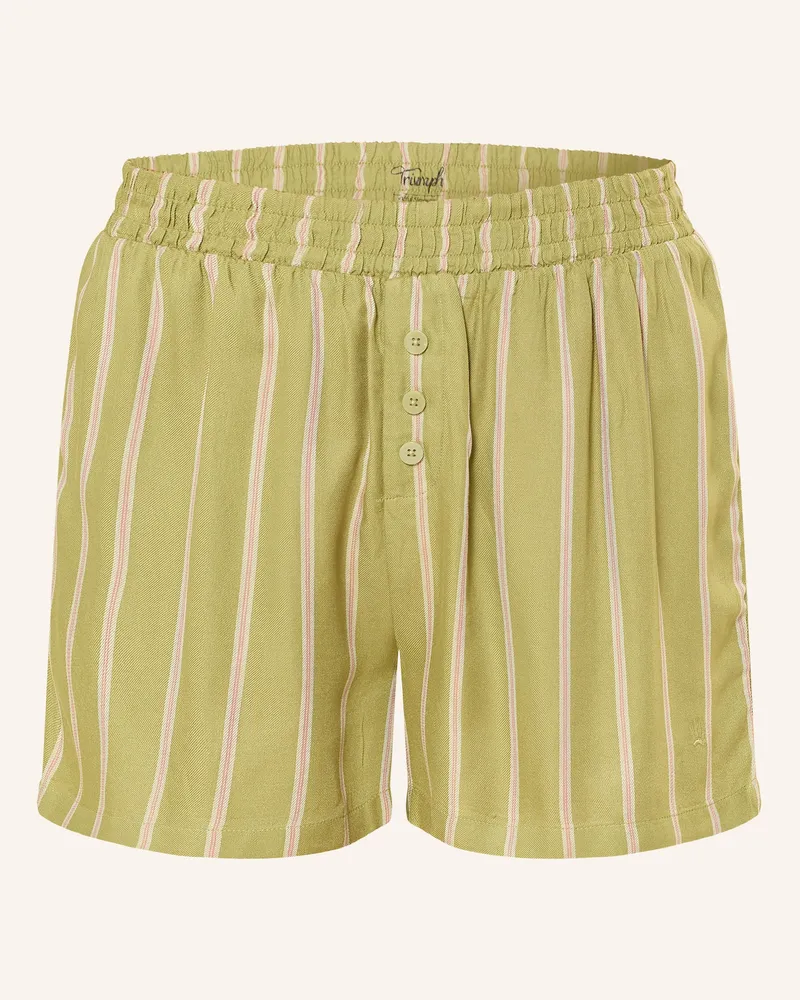 Triumph Schlafshorts Mix & Match gruen Hellgrün