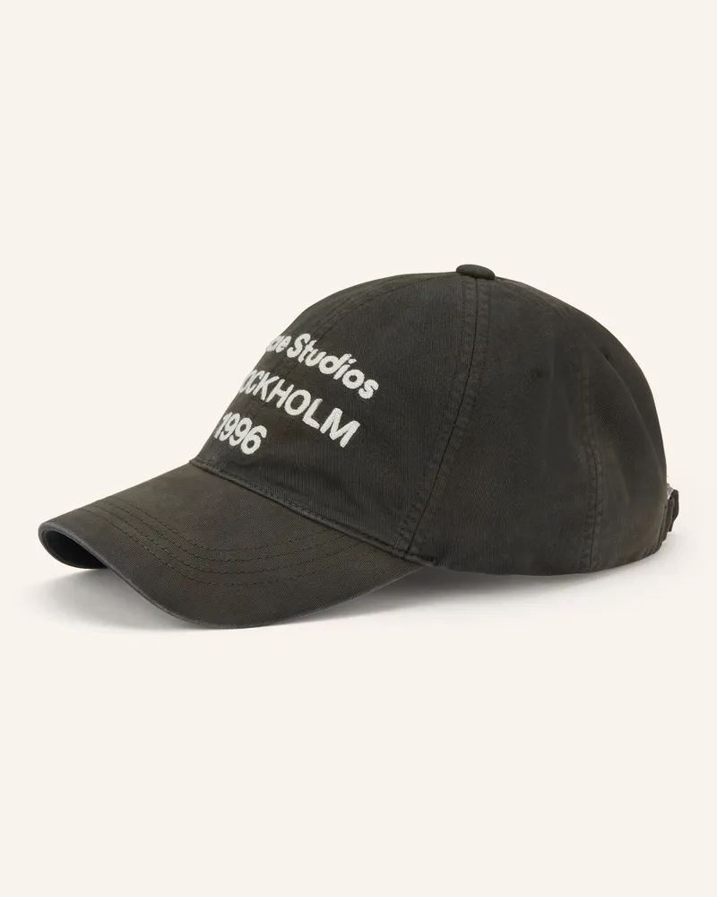 Acne Studios Cap schwarz Dunkelgrau