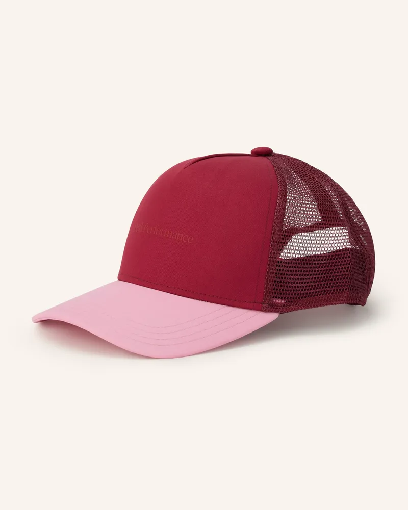 Peak Performance Cap Dunkelrot