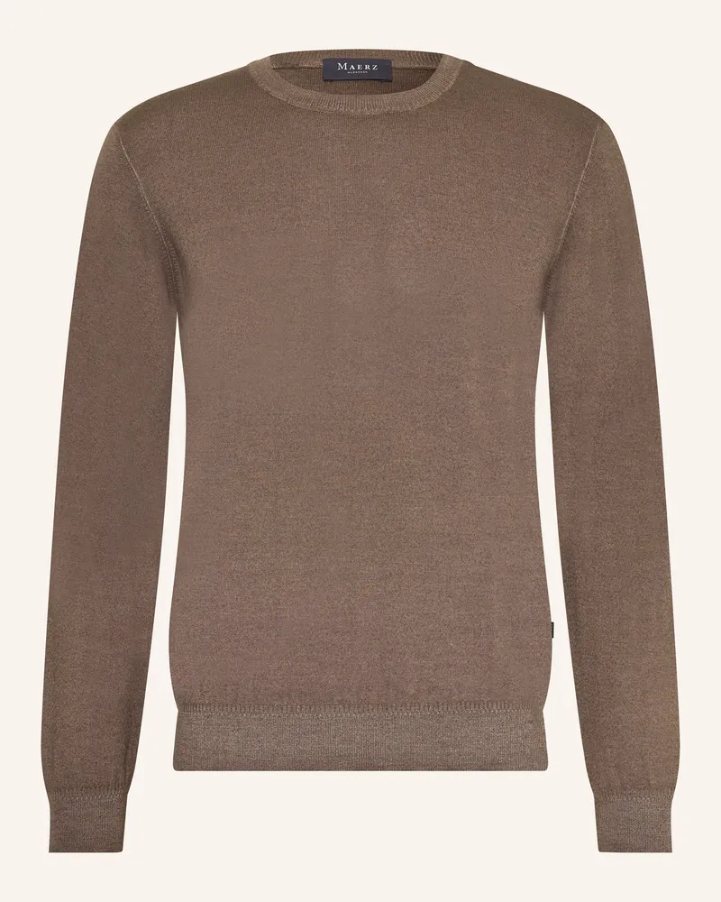 Maerz Pullover Aus Merinowolle braun Braun