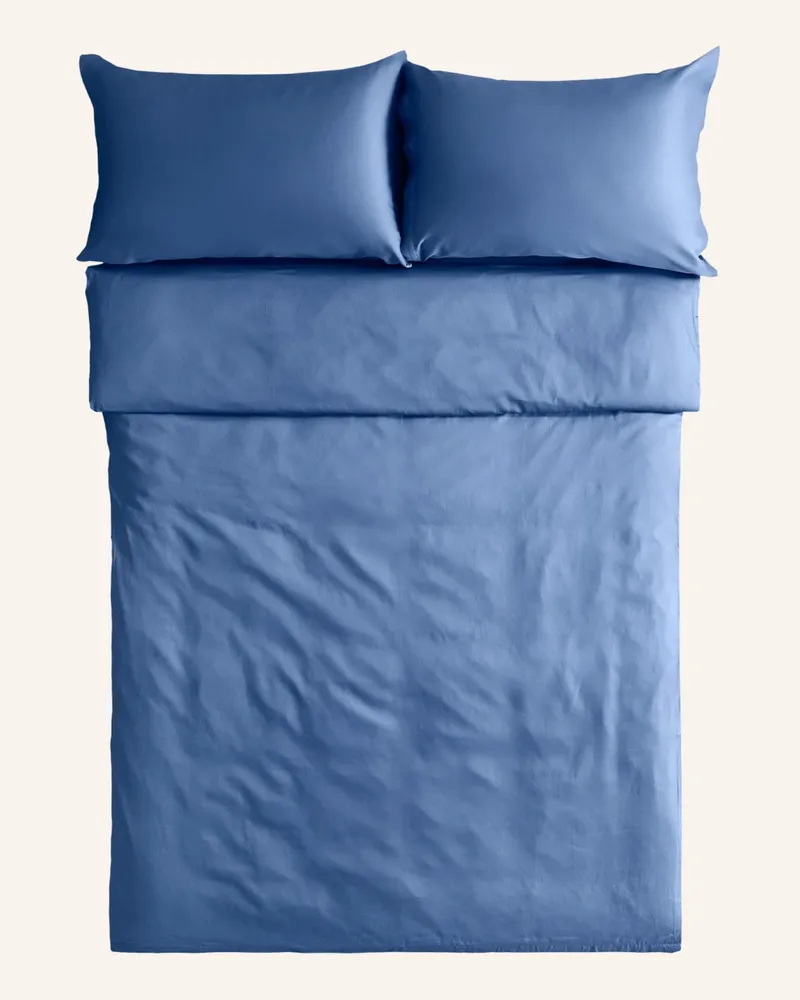 ROYFORT Bettwäsche-Set Baumwolle blau Blau