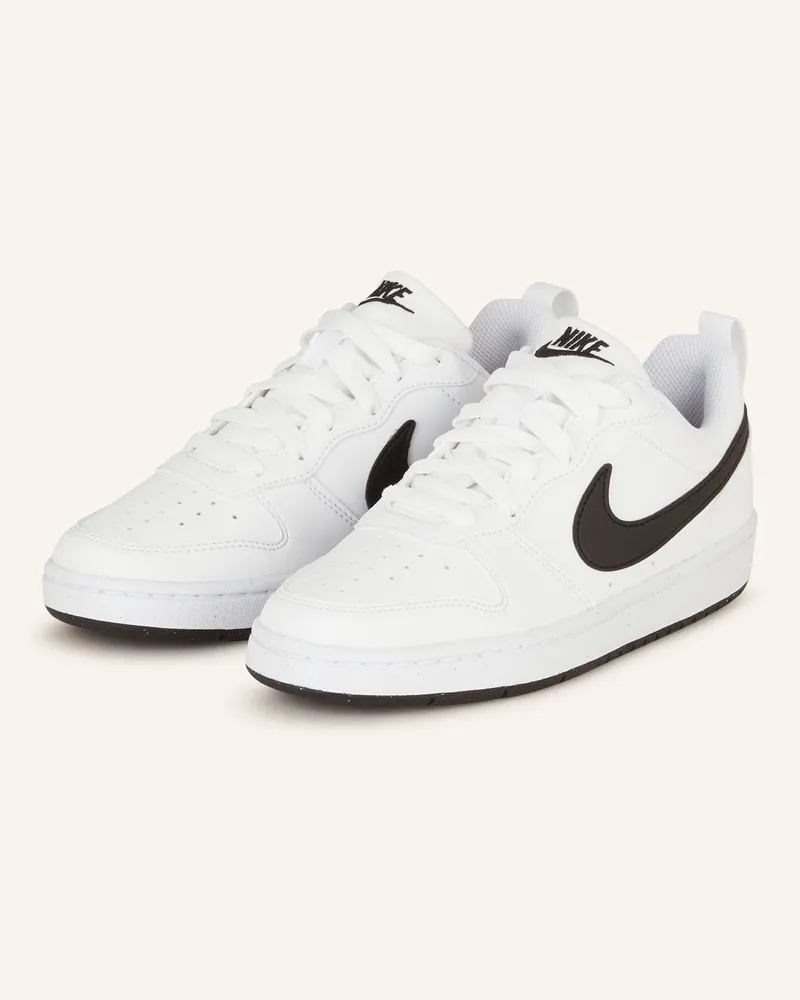 Nike Sneaker Court Borough Low Recraft schwarz Weiss