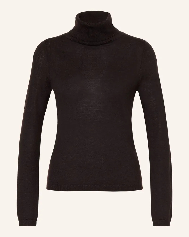FTC Cashmere Rollkragenpullover Mit Cashmere braun Dunkelbraun