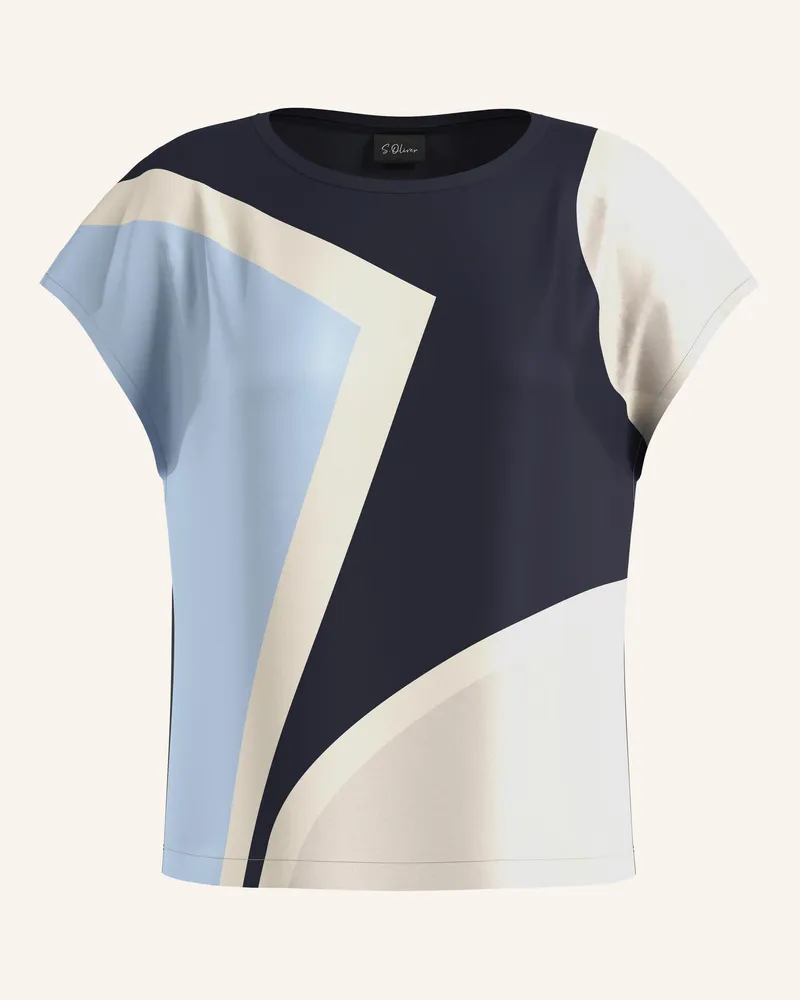 S.Oliver T-Shirt blau Blau
