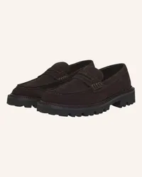 HUGO BOSS Casual Slipper JULYO_LOAF_SD - DUNKELBRAUN Braun