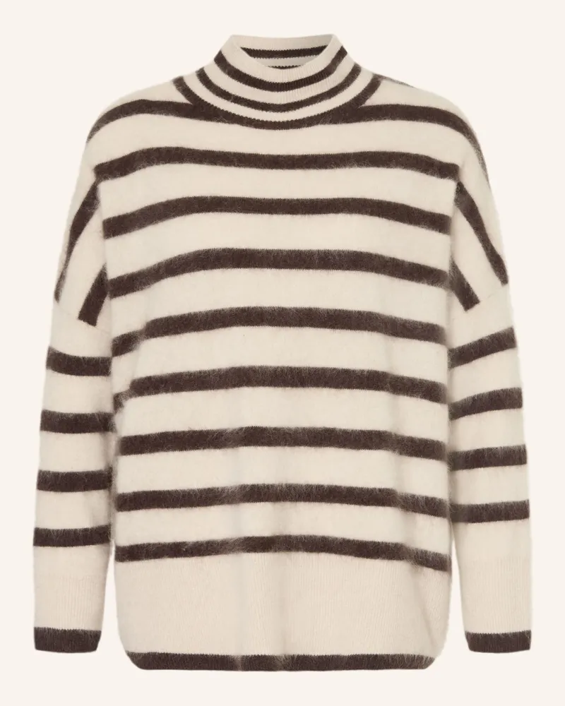 COMMA Pullover beige Hellbraun