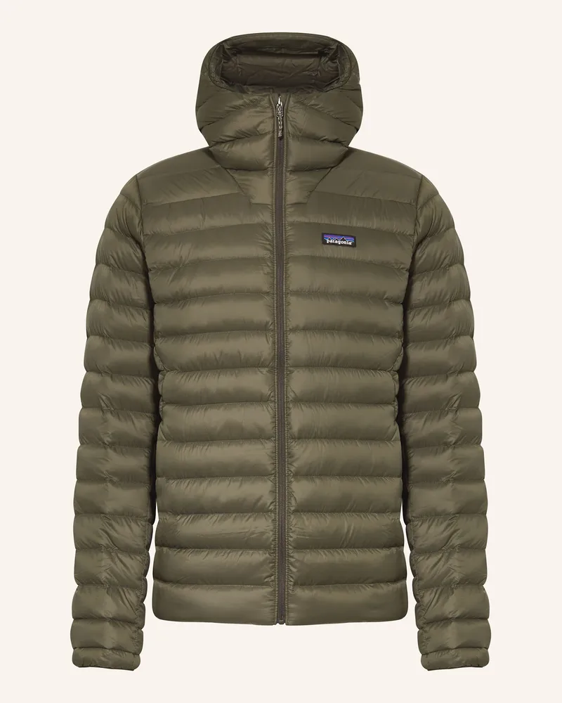 Patagonia Lightweight-Daunenjacke DOWN SWEATER Khaki
