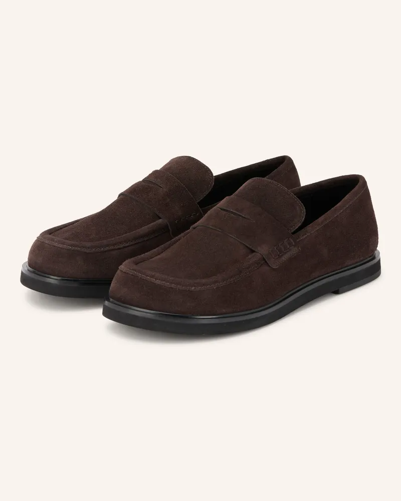 Thea Mika Penny-Loafer Ola braun Dunkelbraun