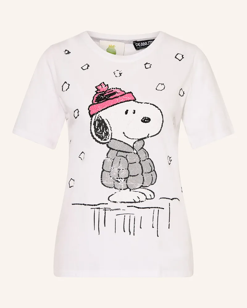 Princess goes Hollywood T-Shirt mit Schmucksteinen Weiss