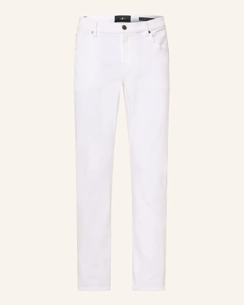7 for all mankind Jeans Slimmy Tapered Fit weiss Whe