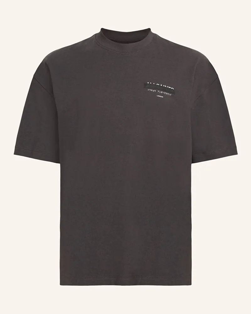 AllSaints T-Shirt REDACT Schwarz