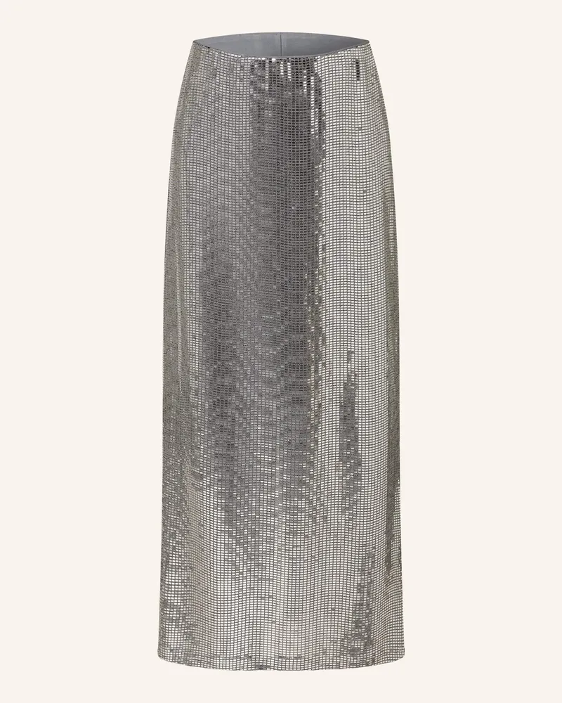 Riani Jerseyrock Silber