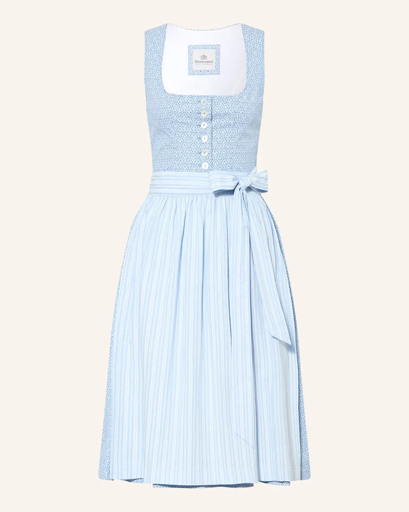 Hammerschmid Dirndl Braunsee blau Blau