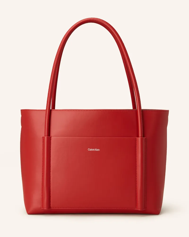 Calvin Klein Shopper LINN MEDIUM mit Pouch Rot