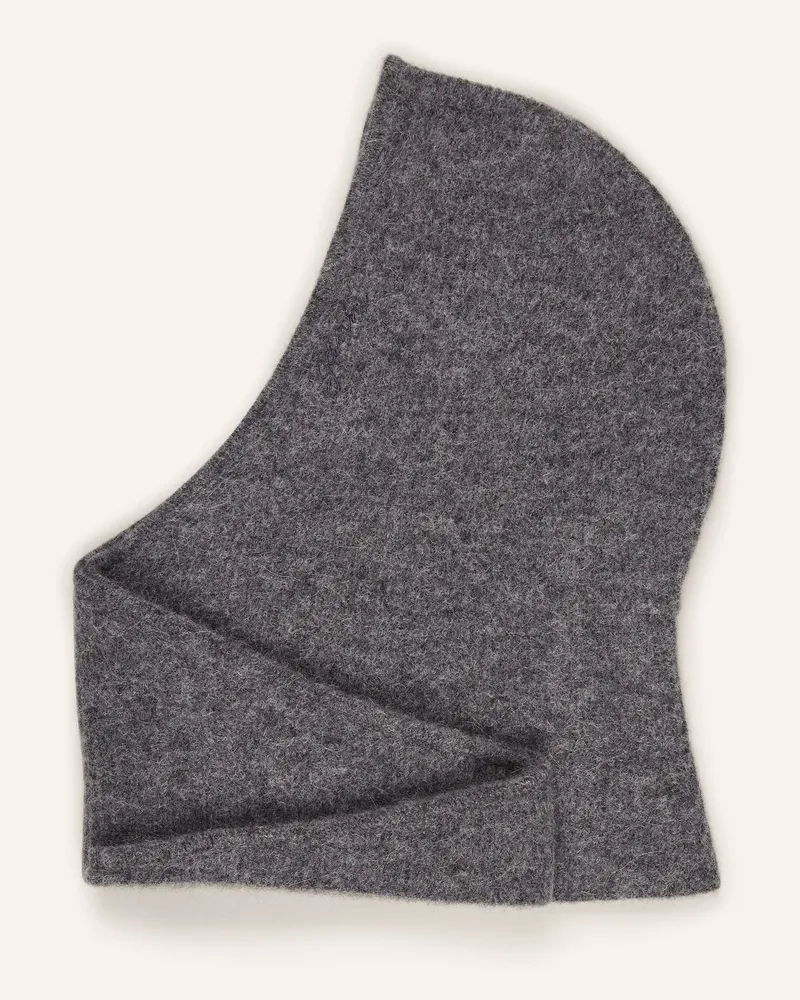 Ganni Mütze Mit Alpaka grau Grau