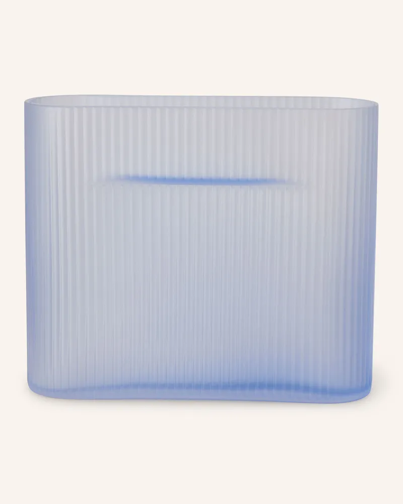 Muuto Vase Ridge blau Hellblau
