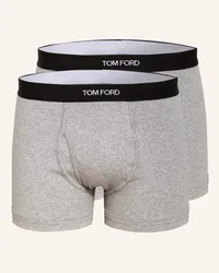 Tom Ford 2er-Pack Boxershorts Grau