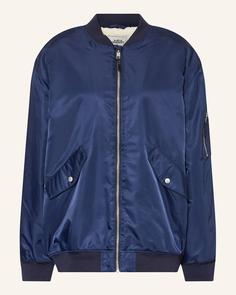 Lollys Laundry Oversized-Blouson Lilall blau Dunkelblau