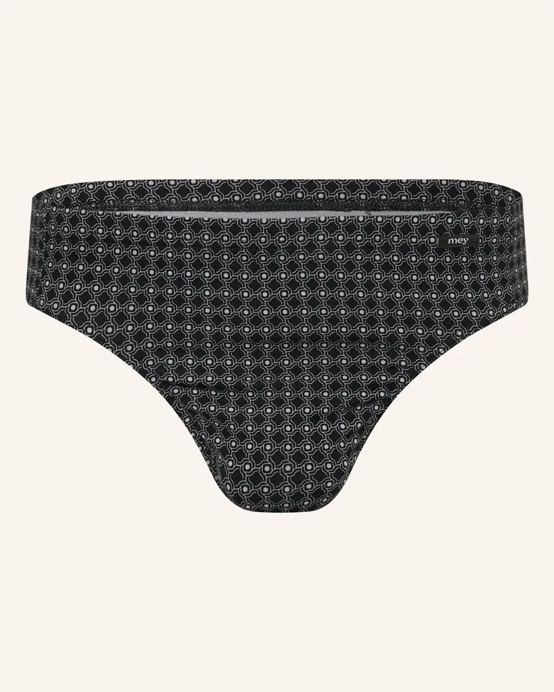 Mey Slip Serie Round Grid schwarz Schwarz