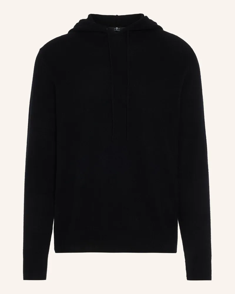 7 for all mankind Hoodie Cashmere schwarz Schwarz