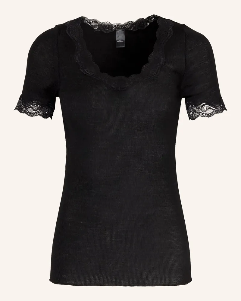 Calida Schlafshirt Richesse Lace Mit Seide schwarz Schwarz