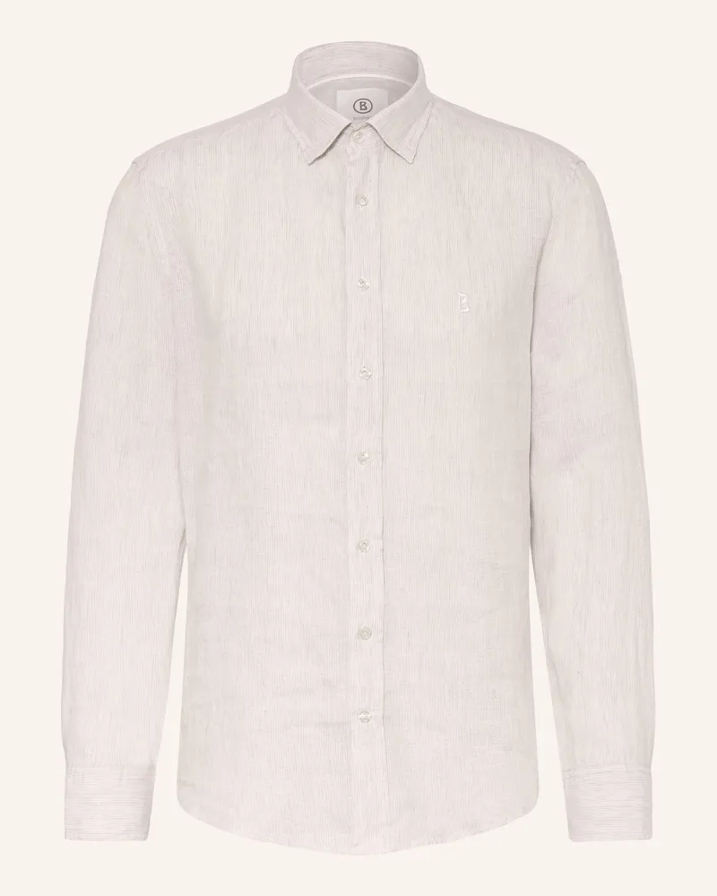Bogner Leinenhemd TIMI Regular Fit Beige