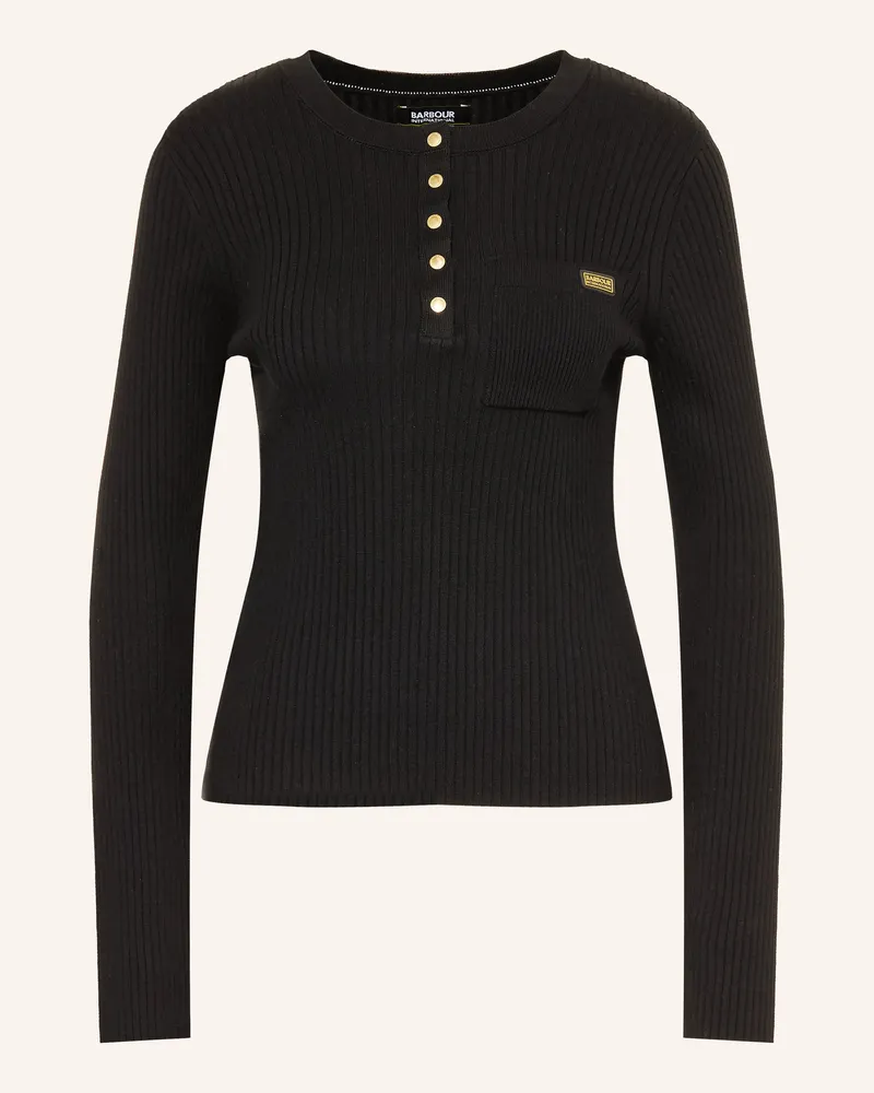 Barbour Pullover Kyla schwarz Schwarz