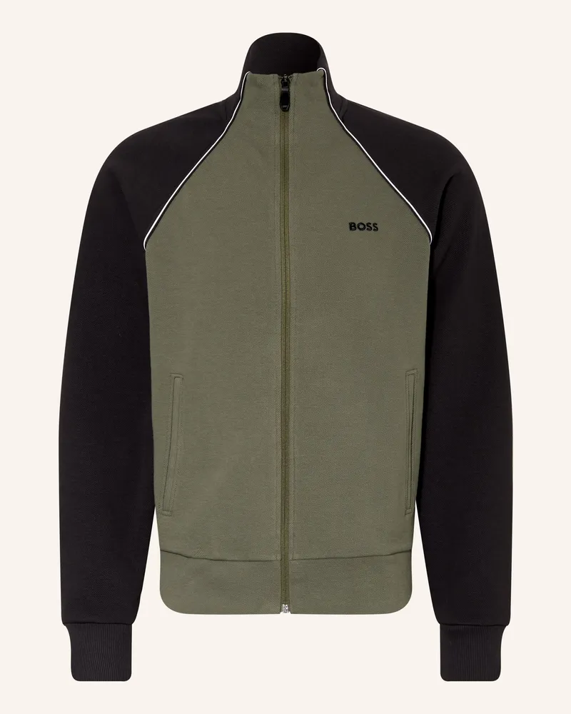 HUGO BOSS Sweatjacke Join Skaz gruen Oliv
