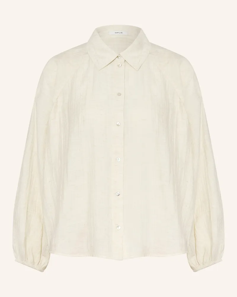 OPUS Hemdbluse Framatica weiss Ecru