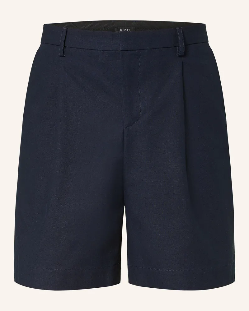 A.P.C. Shorts blau Dunkelblau