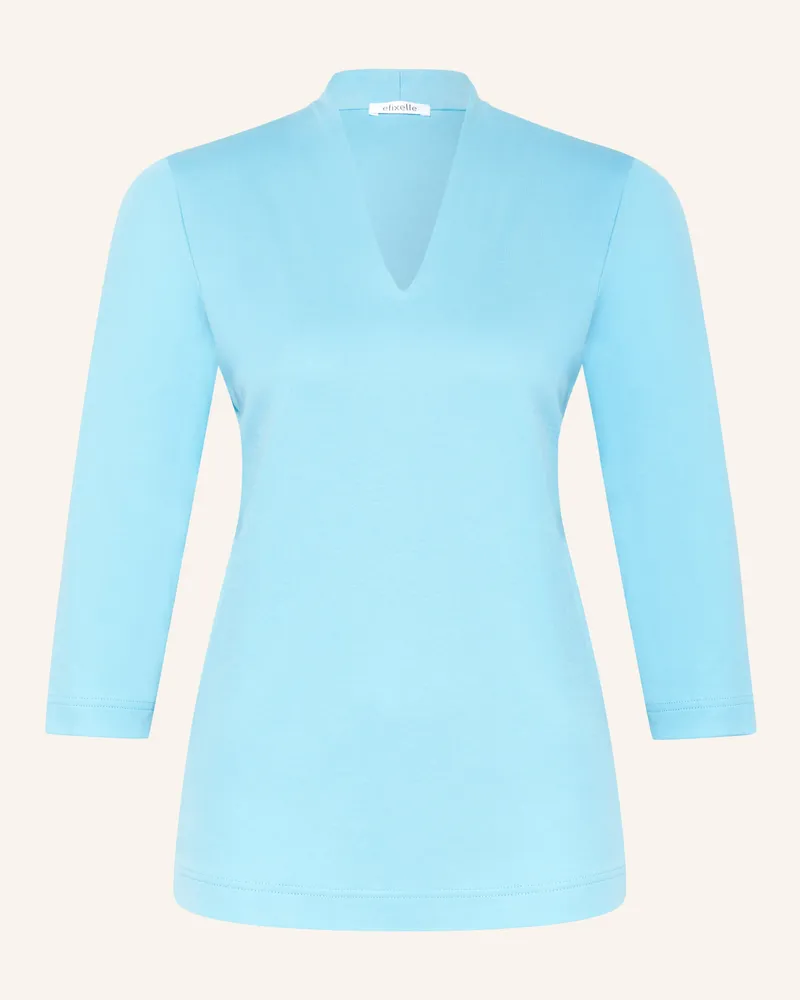 Efixelle Shirt Mit 3/4-Arm blau Hellblau