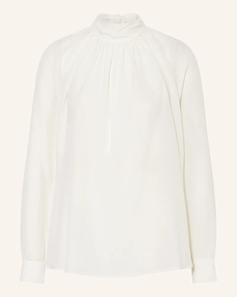 Max Mara Seidenbluse GAIA mit Schluppe Weiss