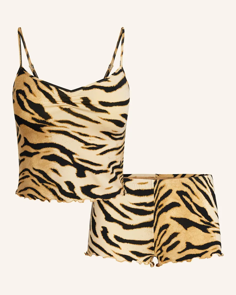 SKIMS Shorty-Schlafanzug Skim Sleep braun Bronze