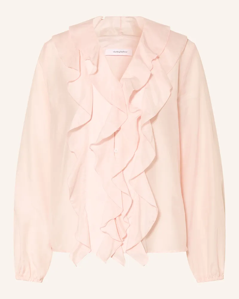 Darling Harbour Bluse Mit Rüschen rosa Rose
