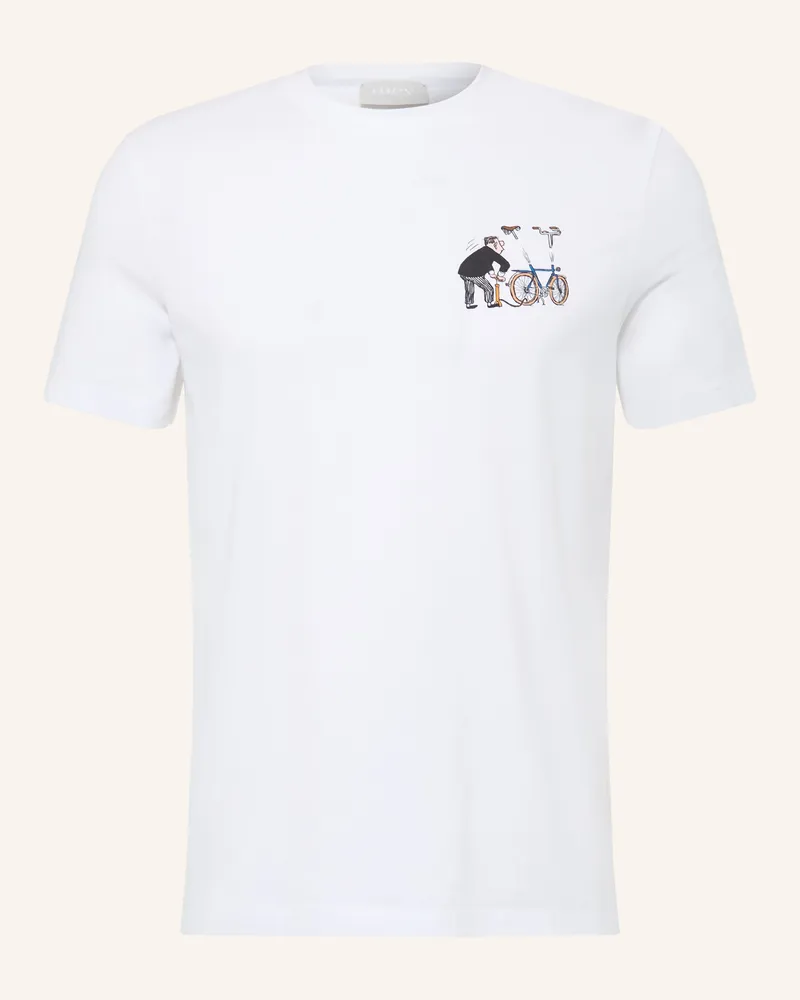 Mey Schlafshirt Mey × Loriot weiss Weiss