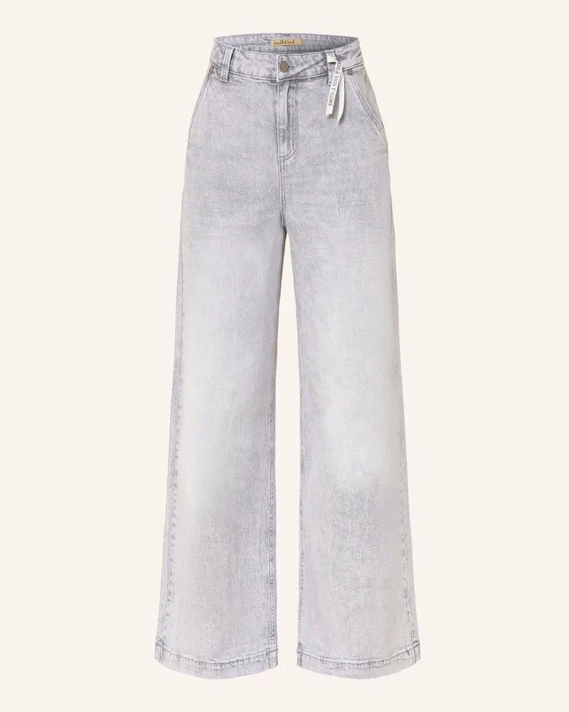 Smith & Soul Wide Leg Jeans grau 822