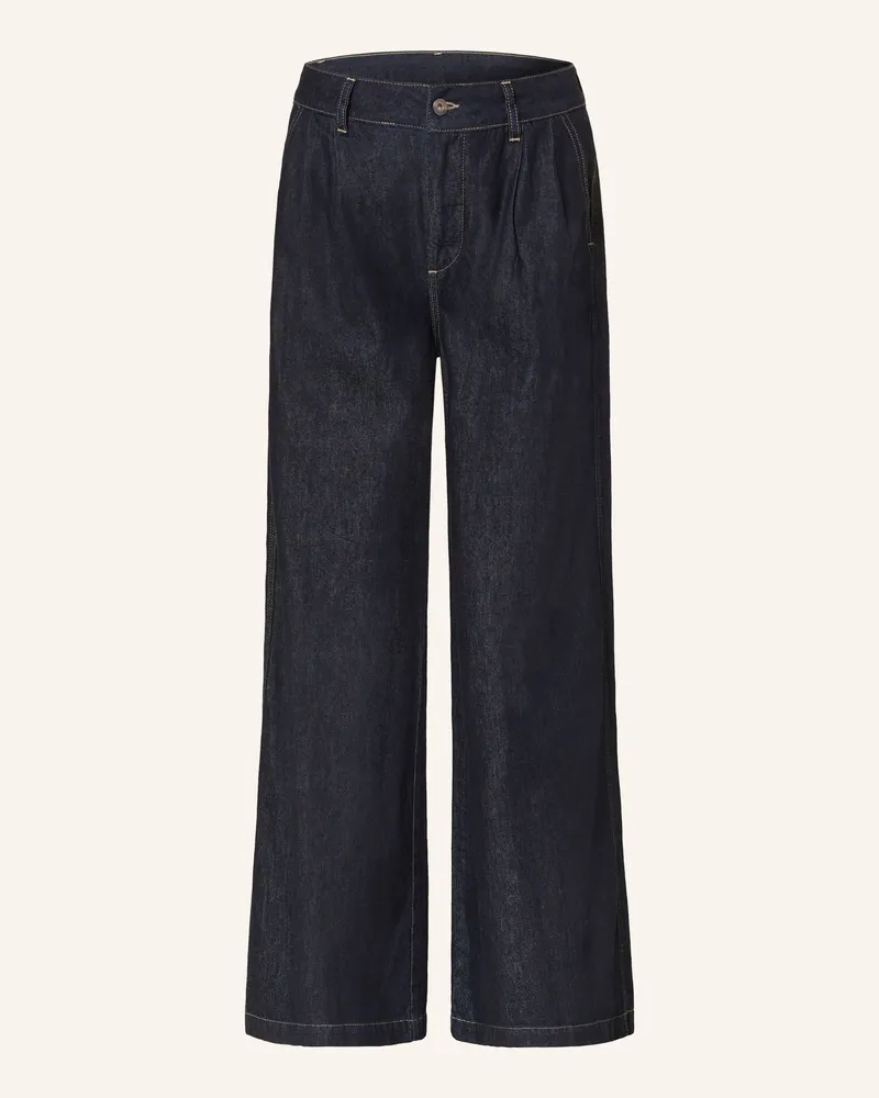 Darling Harbour Wide Leg Jeans blau Raw