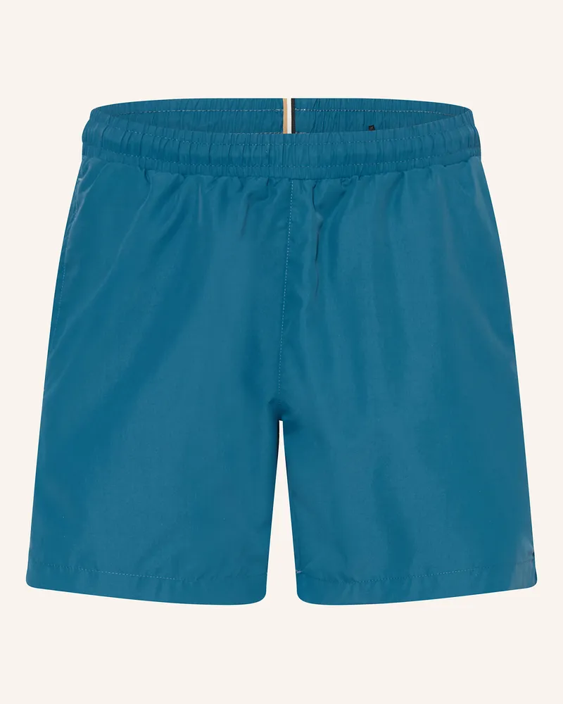 HUGO BOSS Badeshorts DOLPHIN Blau