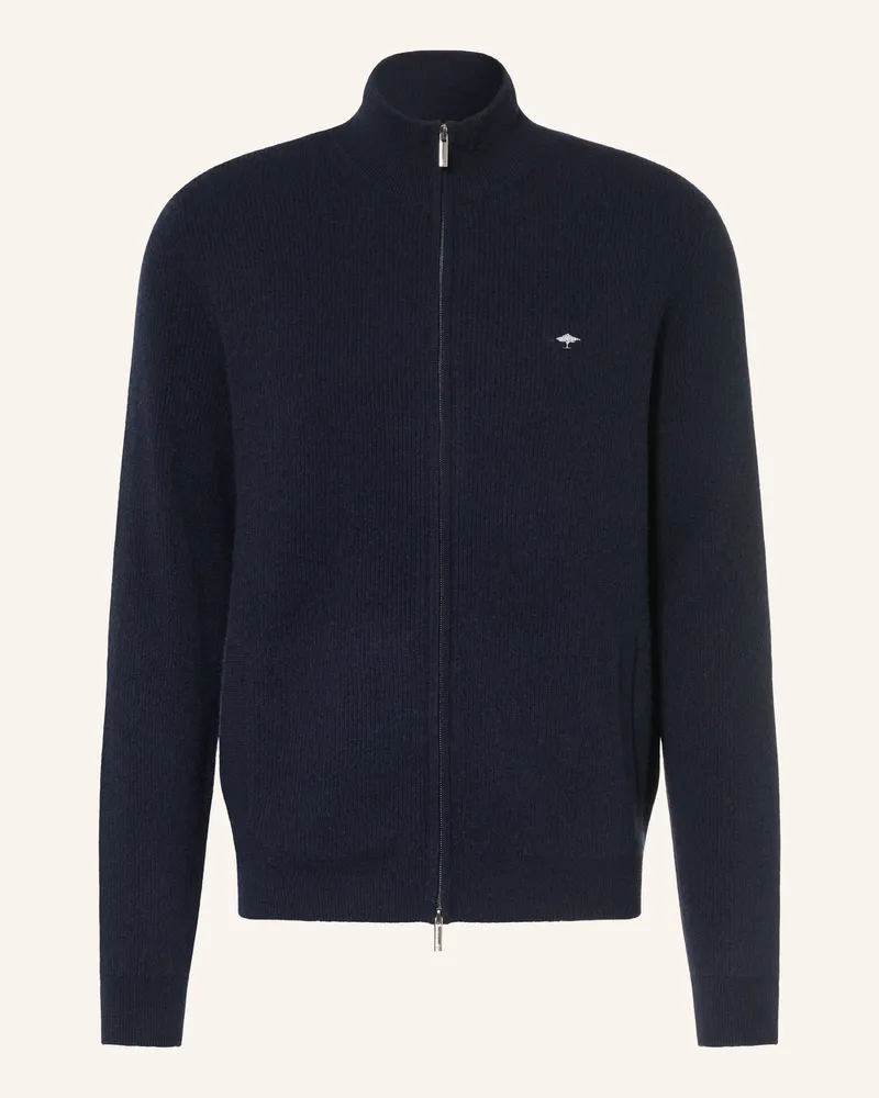 Fynch-Hatton Strickjacke blau Dunkelblau