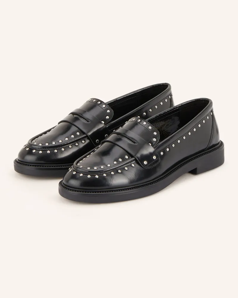 Steve Madden Penny-Loafer HARLOE mit Nieten Schwarz