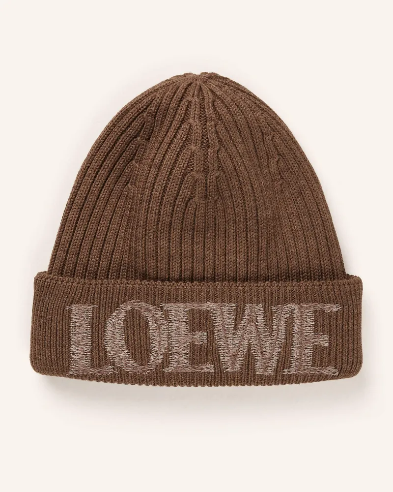 Loewe Mütze Braun