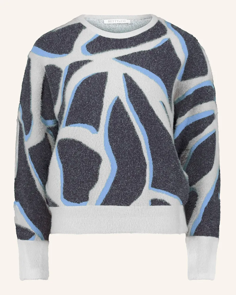 Betty Barclay Strickpullover Mit Muster grau Grau